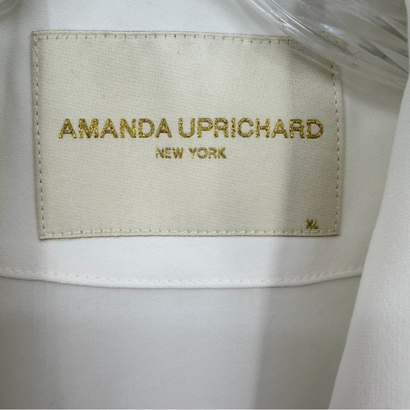 Amanda Uprichard Shawl Collar Blazer in Ivory Off White Size XL - Picture 8 of 10